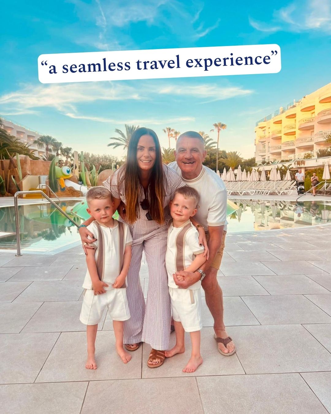 Lovely words from the Ackerman Family after their Mallorca holiday 💛
Claire helped plan their family getaway from the very first ideas through to their return home, making sure everything felt easy, organised and completely stress-free.
Their stay at the Iberostar in Mallorca was a brilliant fit, with the family loving the comfort, location, food, activities and service. It’s always so lovely to hear when a hotel exceeds expectations, but even better when the whole holiday feels seamless from start to finish.
A huge thank you to the Ackerman Family for sharing such kind feedback. We can’t wait to help plan your next one.
#LuxuryDreamHolidays #ClientFeedback #MallorcaHoliday #FamilyHoliday #IberostarMallorca #TravelWithClaire