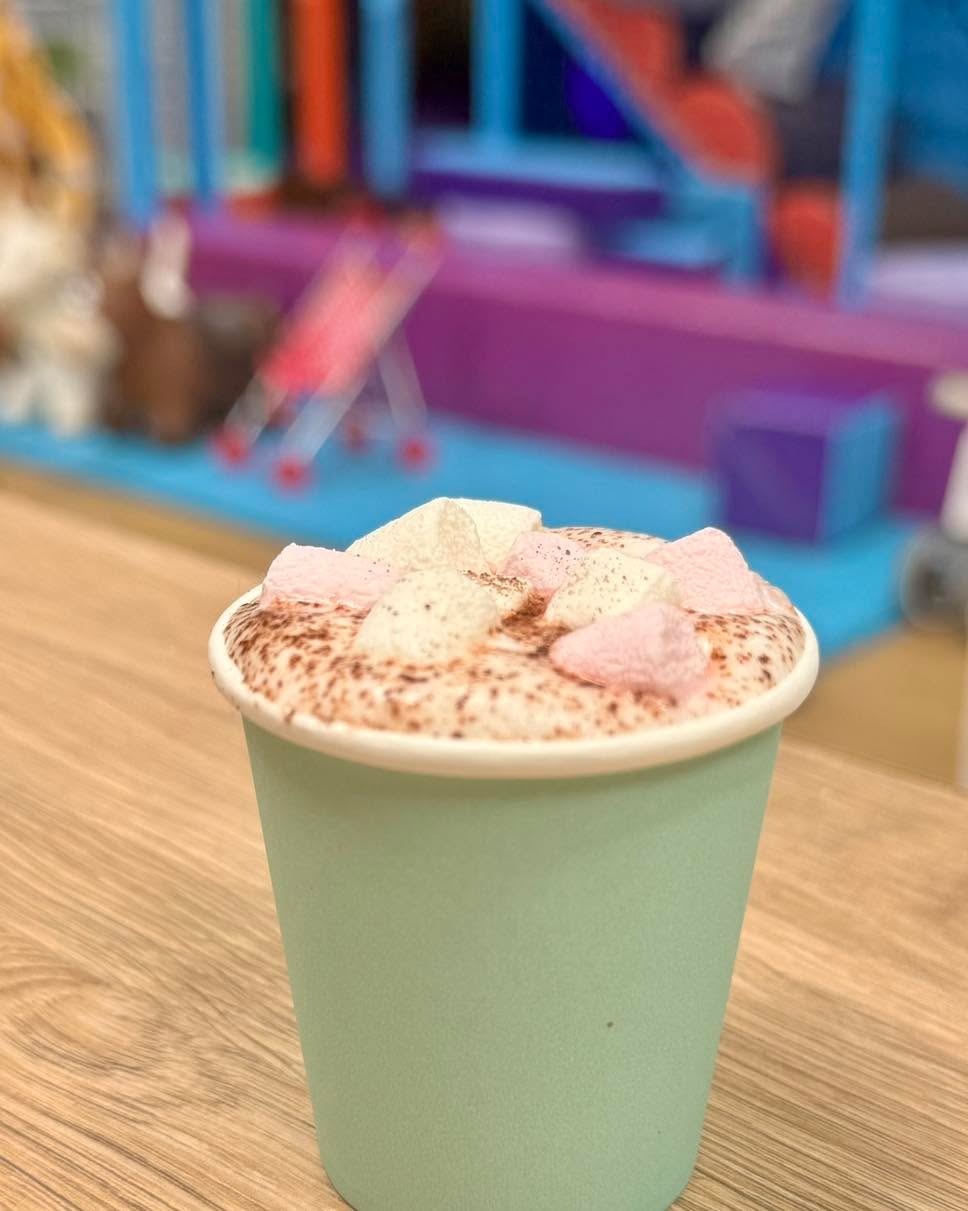 Tiny cups, big smiles! ☕💛
Babychinos are available every day in our soft play this summer! The perfect little treat for your little adventurers while they play, explore, and have lots of fun.
Pop in and treat your little one to a babychino! 🌈