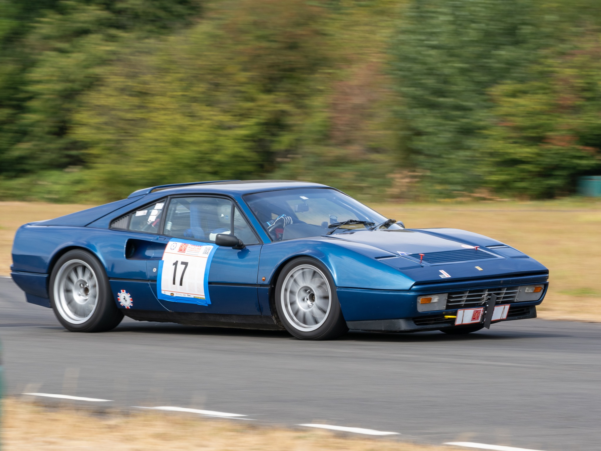 The fight in the Superformance Ferrari Hillclimb Championship is heading to the wire, with just a single point separating the top two competitors, and with only two rounds left it is still very much all to play for. The next round takes place at Gurston Down on 30th August.
A full report covering the SFHC action at Curborough will be available soon, but for now a small selection of photos from the popular sprint venue this weekend.
Want to join in the fun? Call the team on 01327 855430 to learn more about competing in your Ferrari with the Club.
