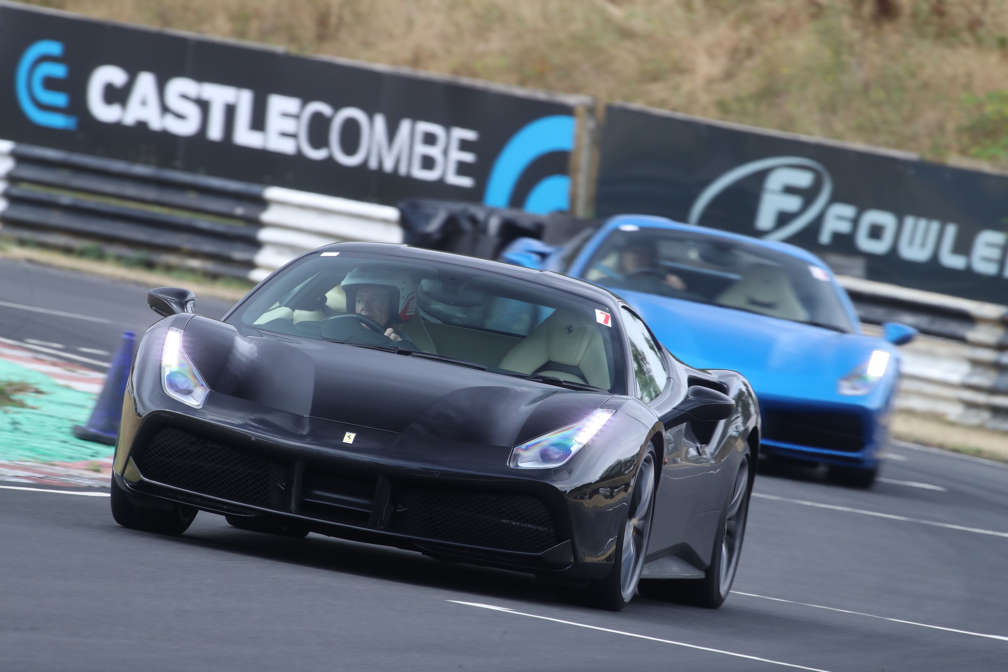 The Club returned to Castle Combe for it's final track day of 2026. The weather was mostly dry with a couple of very wet spells, which gave drivers the opportunity to experience the performance of their Ferraris in different conditions, with the majority opting to include an optional driver coaching session (or more) across the day. A selection of photos are available
A selection of photos are available to enjoy on Flickr. Members wishing to see further photos or purchase high res photos can do so by contacting the photographer from the day, Jim Gaisford, on jimgaisford@gmail.com.
