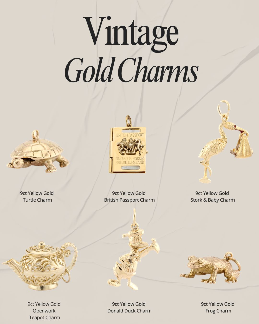 For charm bracelet lovers 💛
Our latest vintage gold charms have arrived at Mallard Jewellers — unique finds, full of character.
www.mallardjewellers.co.uk