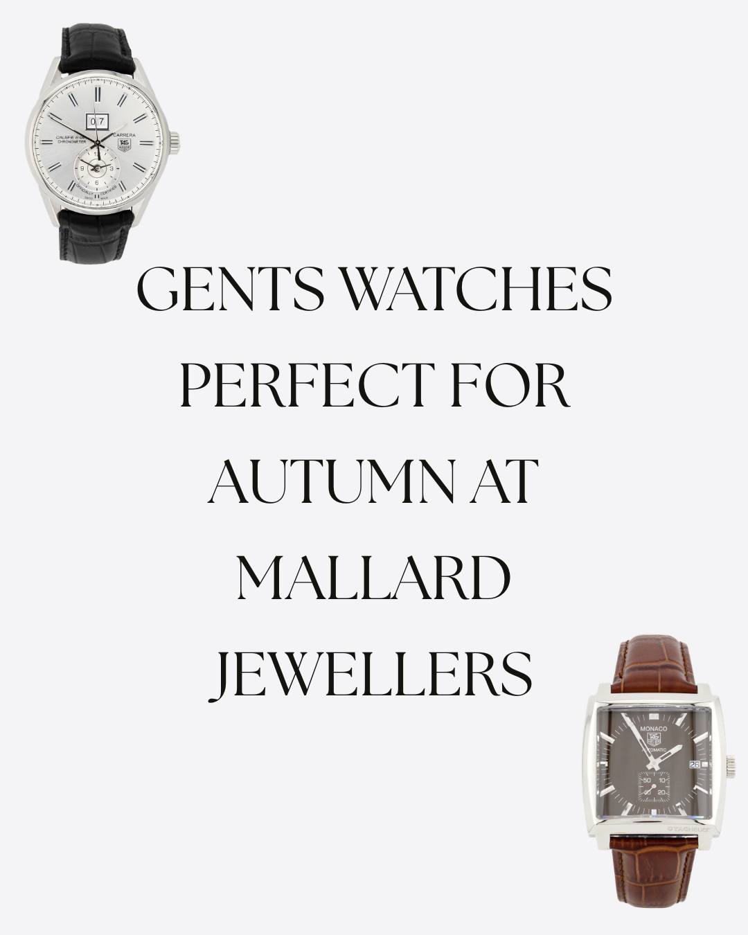 ⌚ Autumn Essentials: Gents Watches ⌚
As the layers go on and the nights draw in, it's the perfect season for a timepiece with real character — think rich leather straps, deep-toned dials, and the classic warmth of gold or two-tone cases. Timeless style for the season ahead. ✨