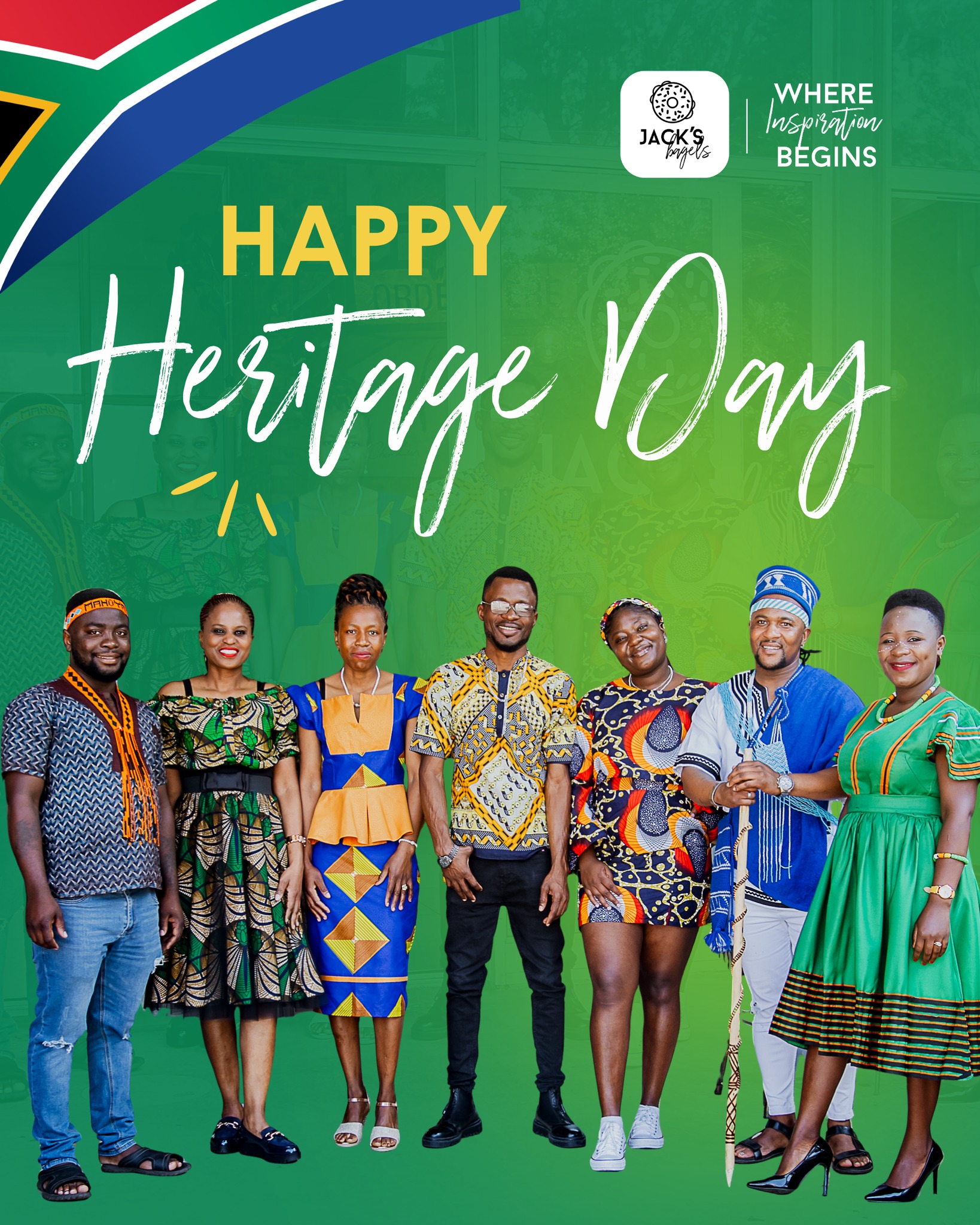 Different cultures, different stories, one lekker South Africa! 🇿🇦❤️ Happy Heritage Day from all of us at Jack’s Bagels. Here’s to celebrating the people, flavours and traditions that make our country so special!