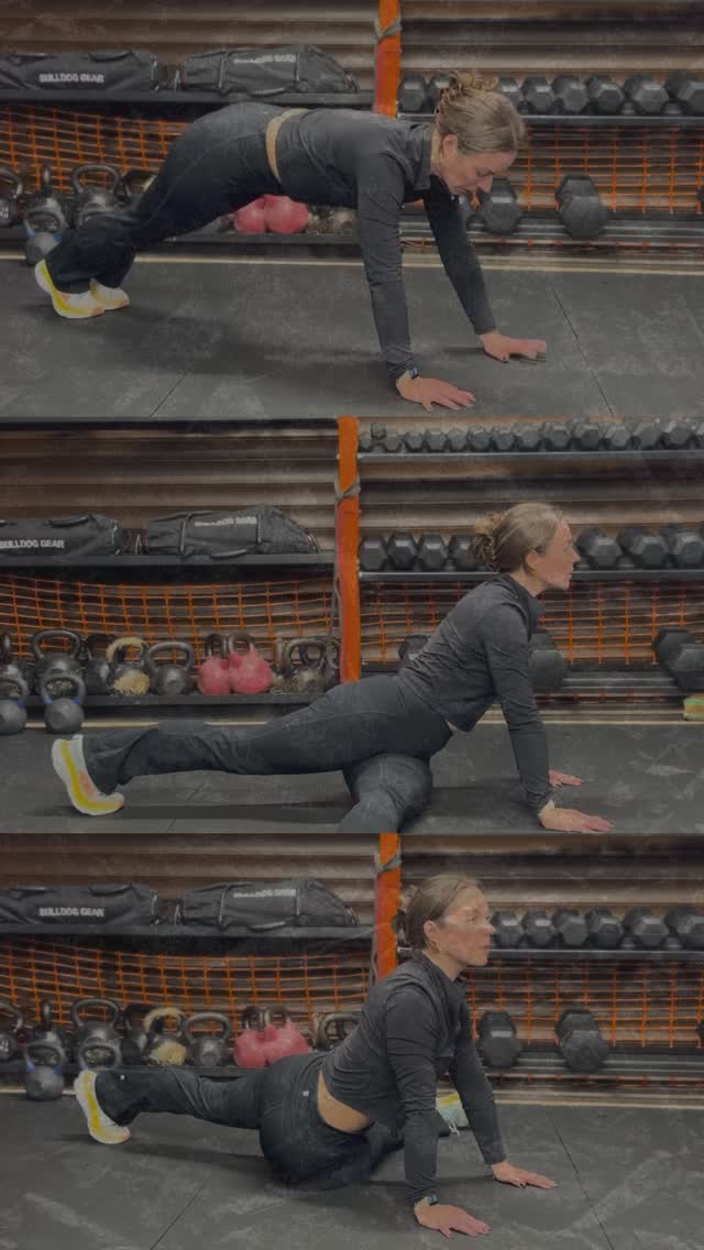 Lower back stiffness? Try this flow!
💙 3 flows on each leg
💙 Keep shoulders over hands and arms straight
💙 Try extend back for an extra stretch
💙 Flex foot with leg at right angle to hip
💙 Try the progression