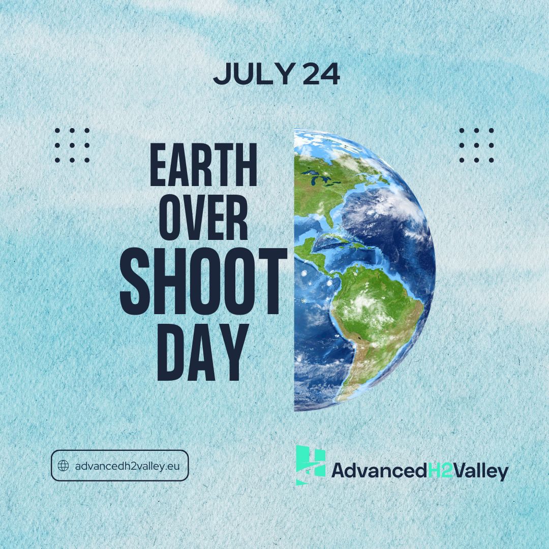π Today is Earth Overshoot Day π
This day reminds us that humanity has used up the planetβs ecological resources for the year far too early. From now until the end of the year, we are in ecological deficit, consuming more than the Earth can regenerate.
At AdvancedH2Valley, we are committed to reversing this trend by promoting renewable hydrogen as a clean energy solution. Our project supports decarbonization, sustainable mobility, and industrial innovation, paving the way for a future where resources are preserved and emissions drastically reduced.
Letβs work together to move Earth Overshoot Day backβfor a fair and sustainable planet. π±
#EarthOvershootDay #AdvancedH2Valley #HydrogenValley #CleanEnergy #Sustainability #ClimateAction #HydrogenEconomy #GreenFuture #EnergyTransition