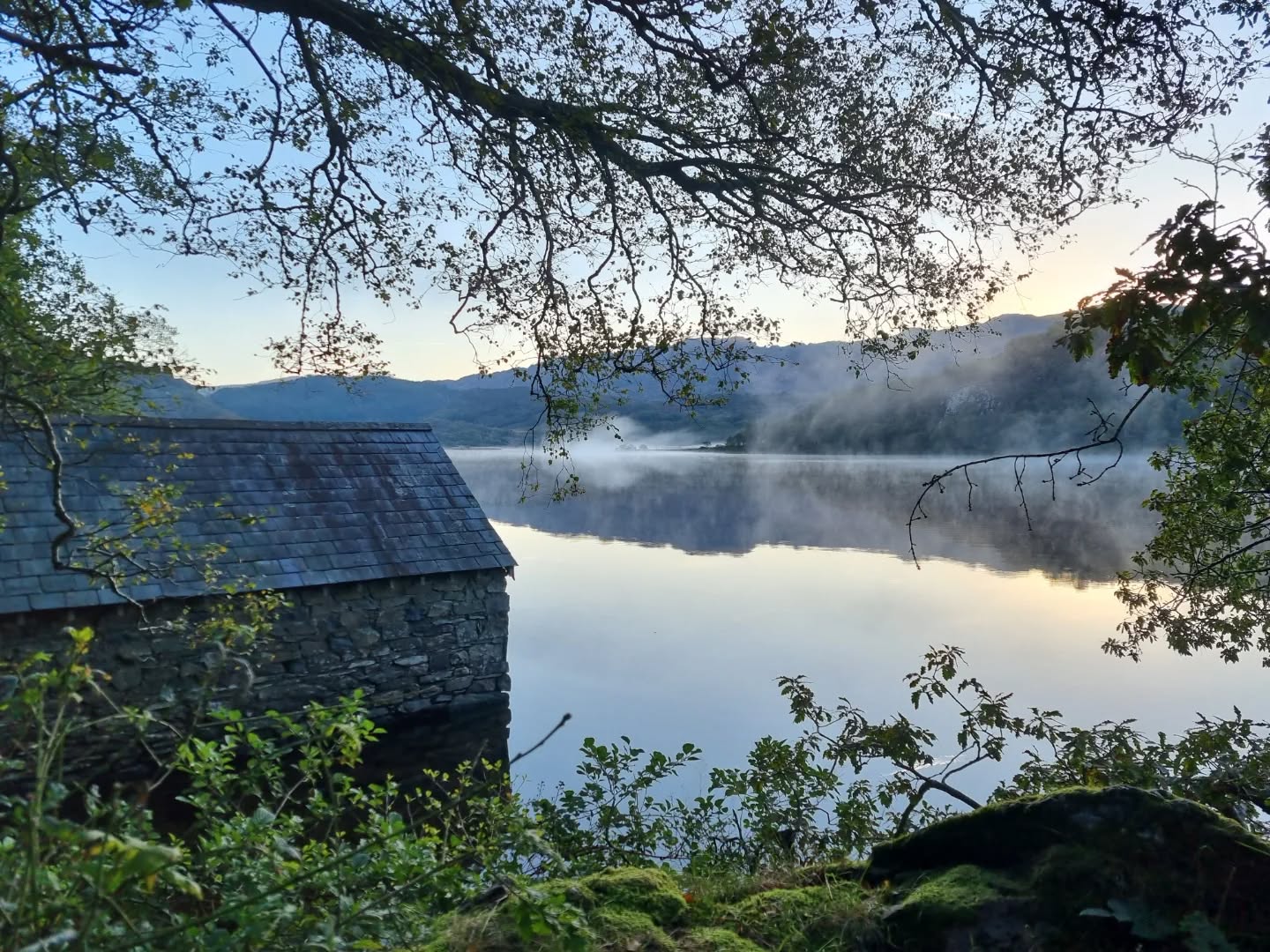 Bore bendigedig ar lan Llyn Dinas.
Beautiful peaceful early morning walk.
#nantgwynant #afonglaslyn #amdro #earlymorningwalk #walkingthedog #mistymorning #llyndinas #tranquility #autumnwalk #walkfromthedoorstep #eryri #lakes
#autumn #countryliving