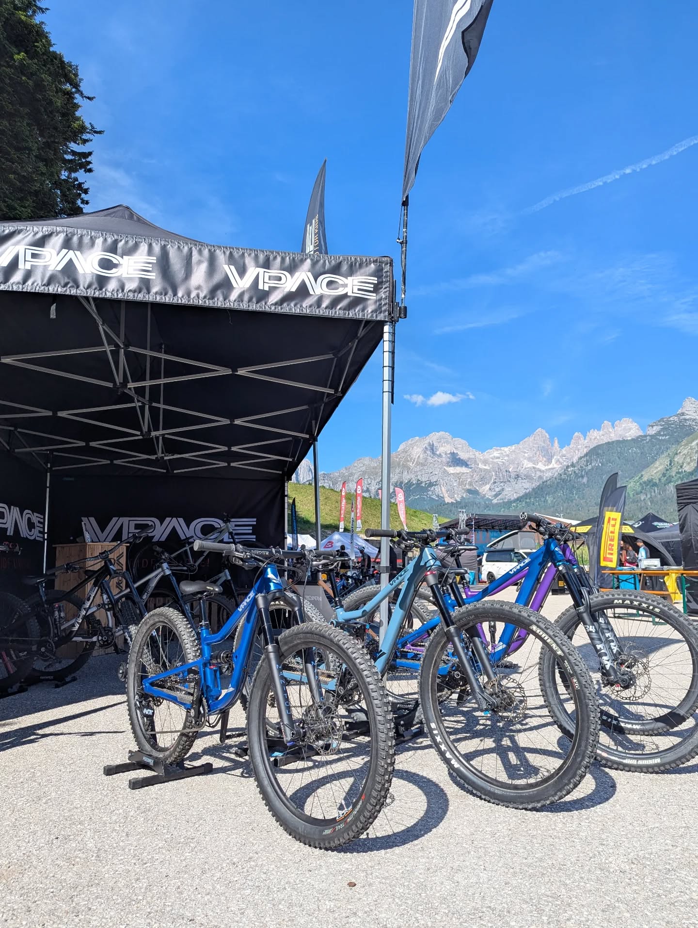 @paganella.bikepark 2026 - we are ready! ✌🏼 Visit us until Sunday at the Bike & Musik Opening and test our #vpacekids Bikes with your family 🏁♥️