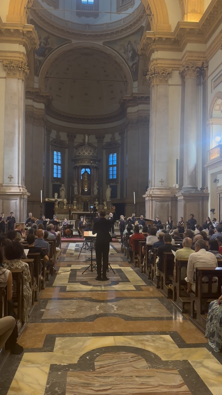 16th century surround sound… in 40 parts!
The closing bars of the Credo of Alessandro Striggio’s mighty Missa Ecco si beato giorno from 1565, performed in the Chiesa di San Fidele, Milan, 6 July 2026
@choirofclarecollege @coro_clairiere @concerto_scirocco @brunellaclerici @mrgrahamross