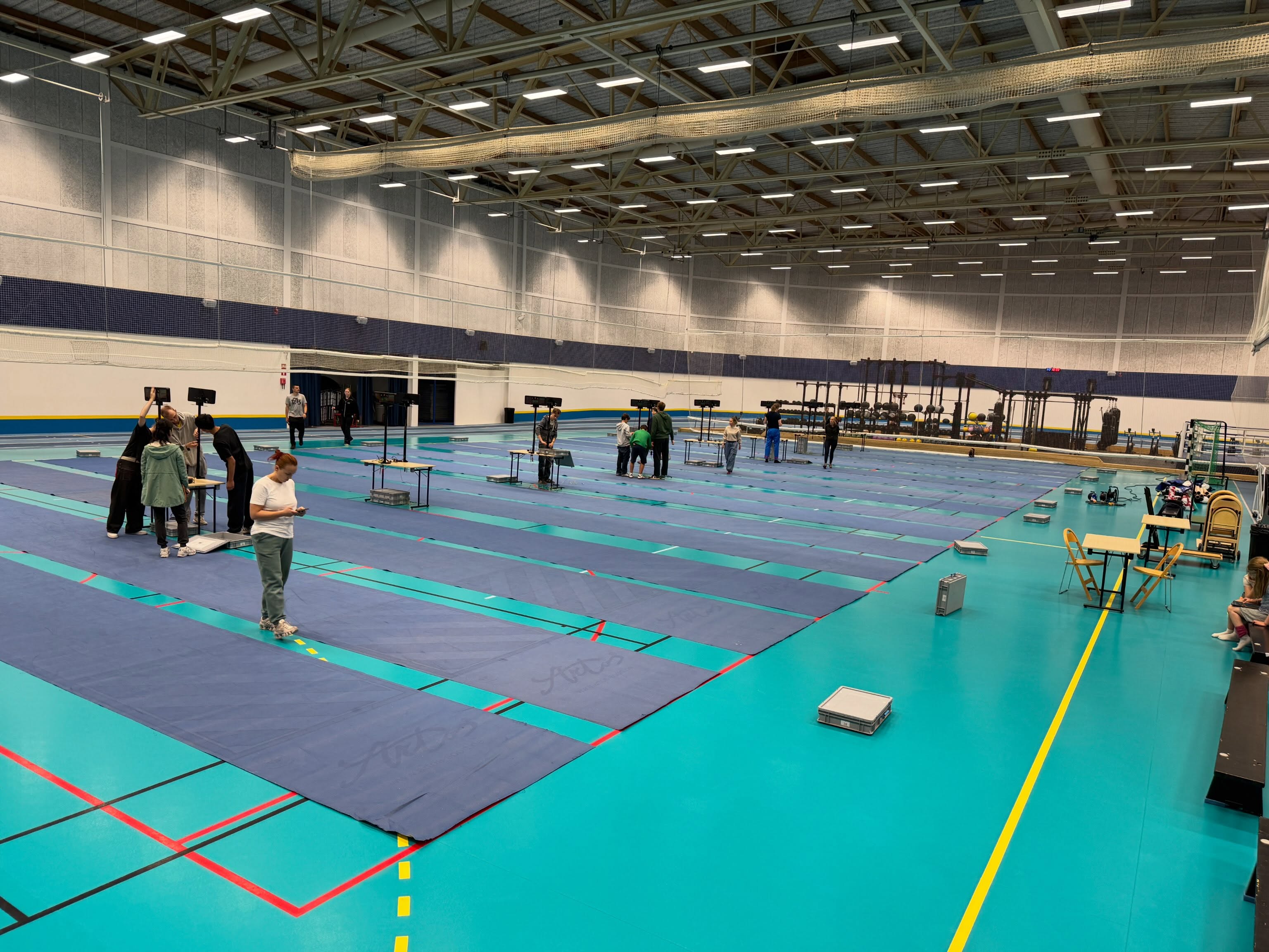 Finally the pistes are coming up and we’re more ready then ever to host over a 120 fencers here tomorrow.
Hope we will see you soon.
#StockholmFencingCamp2026