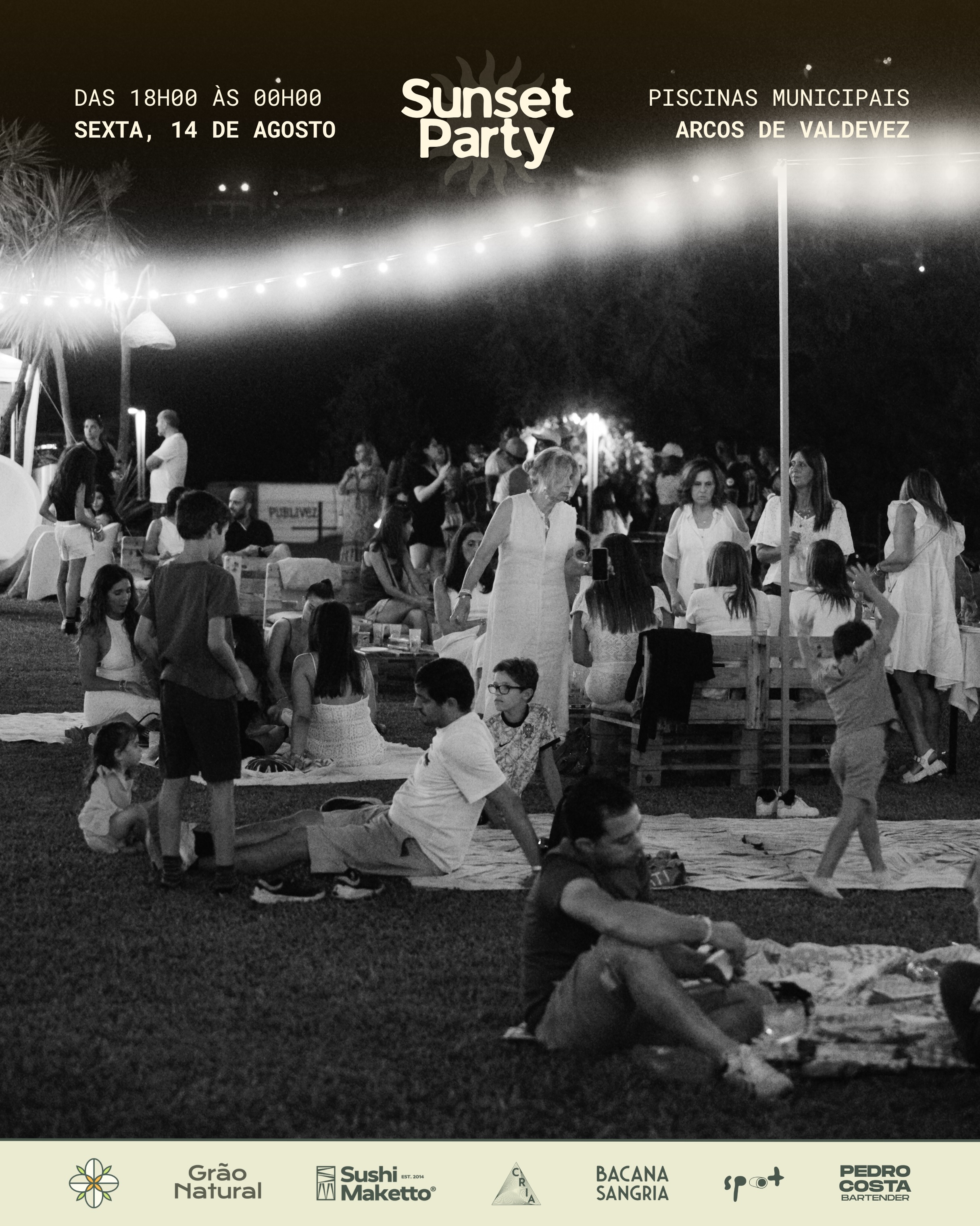 𝟱 𝘿𝙄𝘼𝙎 • É tudo o que nos separa de voltar a viver isto. 🌅⏳
Algumas memórias da Sunset Party do ano passado… e um pequeno lembrete de que dia 14 de agosto temos encontro marcado. 🥂
Este ano celebramos 7 anos de Grão Natural. 🎉
📍 Piscinas Municipais de Arcos de Valdevez
🕕 18h00–00h00
🎟️ Entrada gratuita
Contamos contigo? 🥂
#graonatural #sunsetparty #festadeverao #arcosdevaldevez #sunset