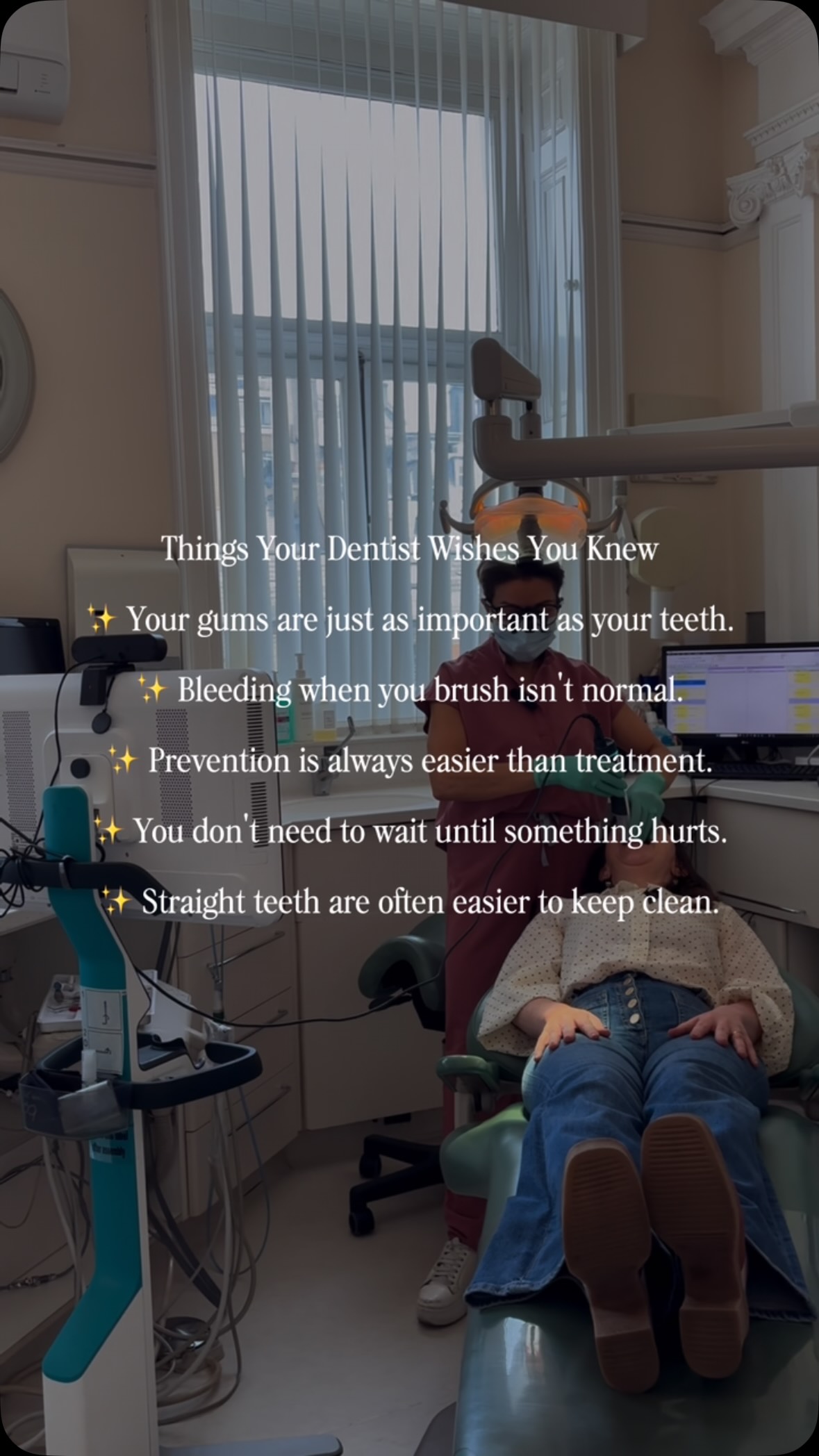 Things your dentist wishes you knew... 👀
The little things really do make the biggest difference when it comes to your oral health. From keeping your gums healthy to booking regular check ups, prevention is always better than treatment.