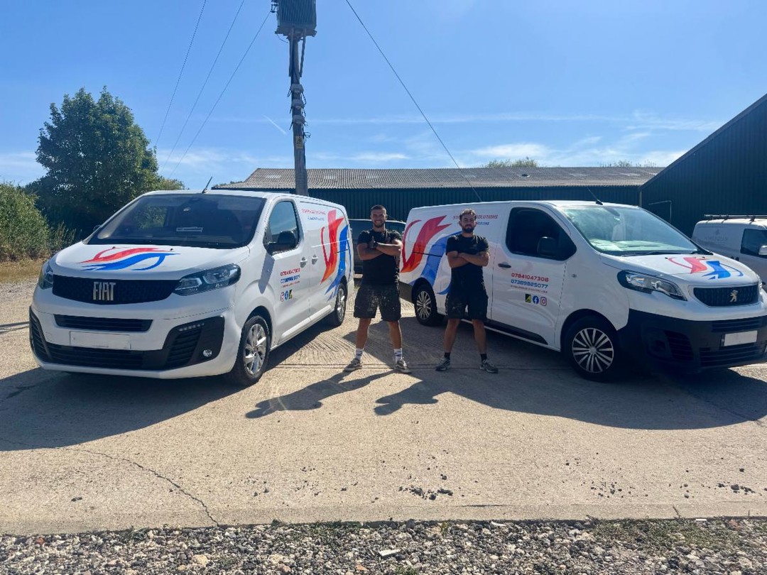 Most people will just see two signwritten vans here. We see two proud business owners growing their…