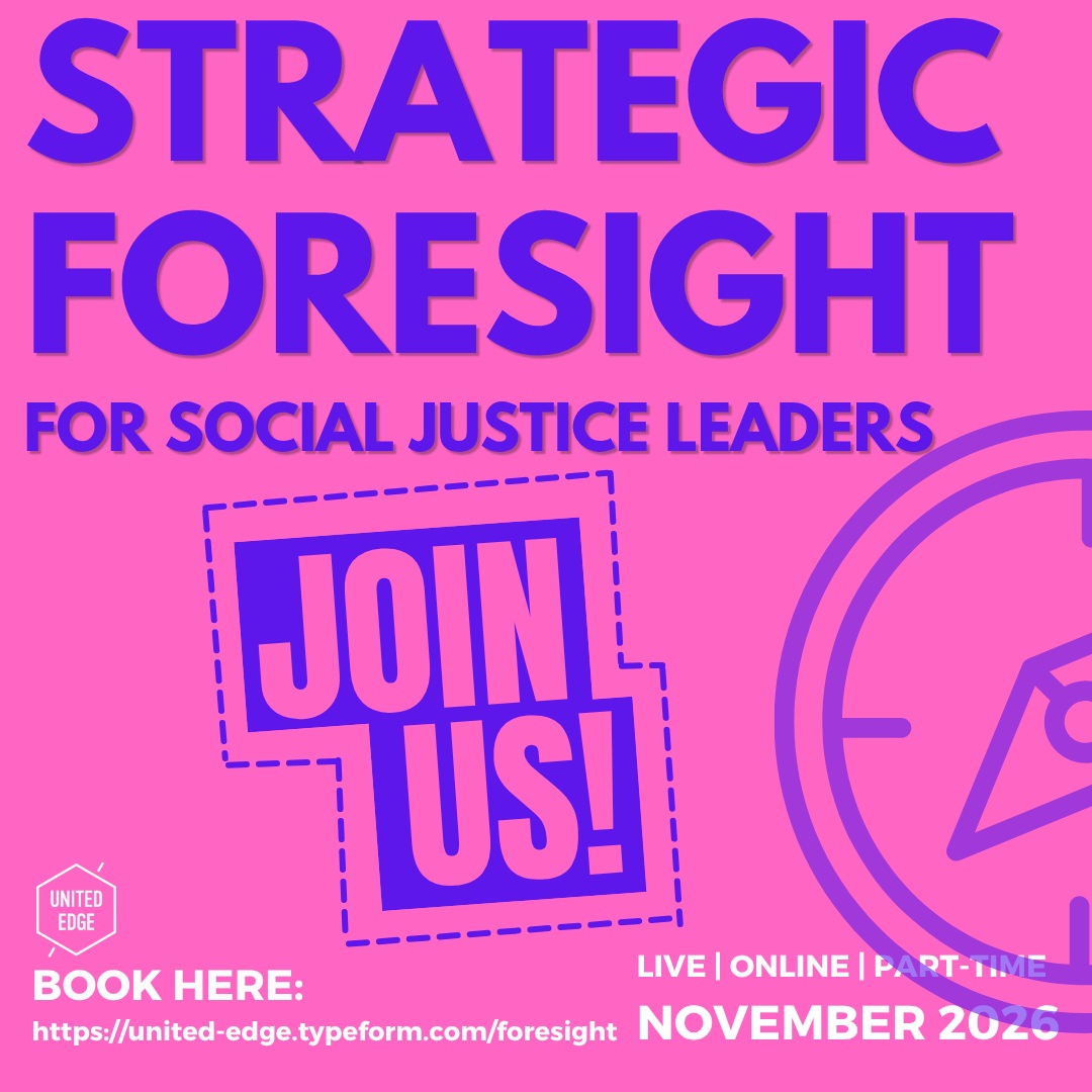For people working for justice, that ability to imagine differently isn't a luxury. It is part of how change happens.
Still, we know that “Strategic Foresight Workshop” can raise a few questions. Will it be theoretical? Corporate? Overwhelmingly technical? Can something genuinely participatory happen online with more than 100 people? And, most importantly, will any of it actually be useful when you return to your work on Monday morning?
Rather than answering those questions ourselves, we thought we'd ask the people who have already taken part.
https://www.unitededge.net/post/why-people-working-for-change-need-to-think-beyond-the-present