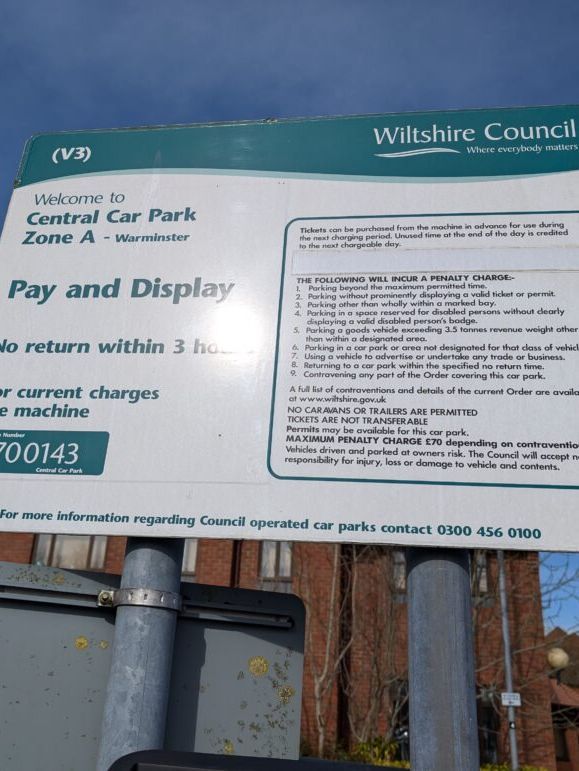 Warminster car park charges to rise from September
Increased charges at Wiltshire Council-owned car parks in Warminster will come into effect from 1st September.
The changes will bring an average 20 per cent increase in parking charges, with a further increase coming into effect in 2028.
Short-stay car parks will operate from 7am to 7pm Monday to Saturday, with Sunday charging from 10am to 4pm. Long-stay car parks will operate from 8am to 6pm Monday to Saturday, with Sunday charging from 10am to 4pm.
In Warminster, Central, Chinns, Emwell Street, Furlong, Western and Weymouth Street car parks will be affected by the new tariffs.
At Central Car Park, parking will cost 60p for one hour and £7.80 for all day. Chinns Car Park will charge 70p for one hour and £1.80 for two hours.
Read more on our website, the link is in our bio. Warminster car park charges to rise from September
Increased charges at Wiltshire Council-owned car parks in Warminster will come into effect from 1st September.
The changes will bring an average 20 per cent increase in parking charges, with a further increase coming into effect in 2028.
Short-stay car parks will operate from 7am to 7pm Monday to Saturday, with Sunday charging from 10am to 4pm. Long-stay car parks will operate from 8am to 6pm Monday to Saturday, with Sunday charging from 10am to 4pm.
In Warminster, Central, Chinns, Emwell Street, Furlong, Western and Weymouth Street car parks will be affected by the new tariffs.
At Central Car Park, parking will cost 60p for one hour and £7.80 for all day. Chinns Car Park will charge 70p for one hour and £1.80 for two hours.
Read more on our website, the link is in our bio.