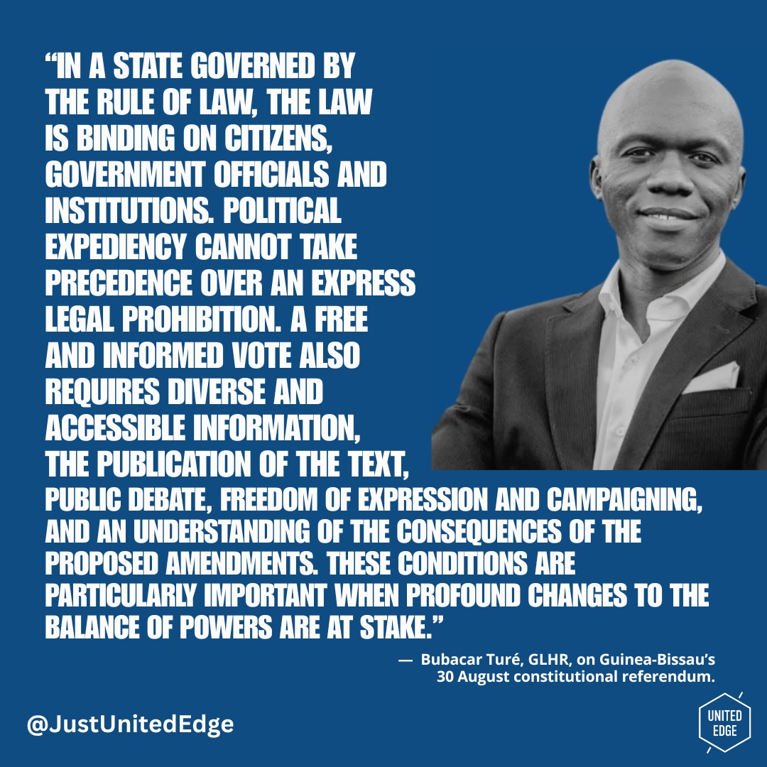 Democracy is more than asking citizens to choose between “yes” and “no.” Meaningful participation requires access to information, space for dialogue, and the freedom to question, debate, and challenge the decisions that will shape their lives.
This important CIVICUS interview from Guinea-Bissau reminds us that public participation cannot be reduced to voting alone. When public debate is restricted or absent, participation risks becoming a formality rather than a genuine exercise of democracy. https://bit.ly/4io4aAv
#GuineaBissau #Democracy #CivicSpace #CitizenParticipation #CivilSociety #FreedomOfExpression #PublicDebate #ParticipatoryDemocracy #HumanRights #SocialJustice