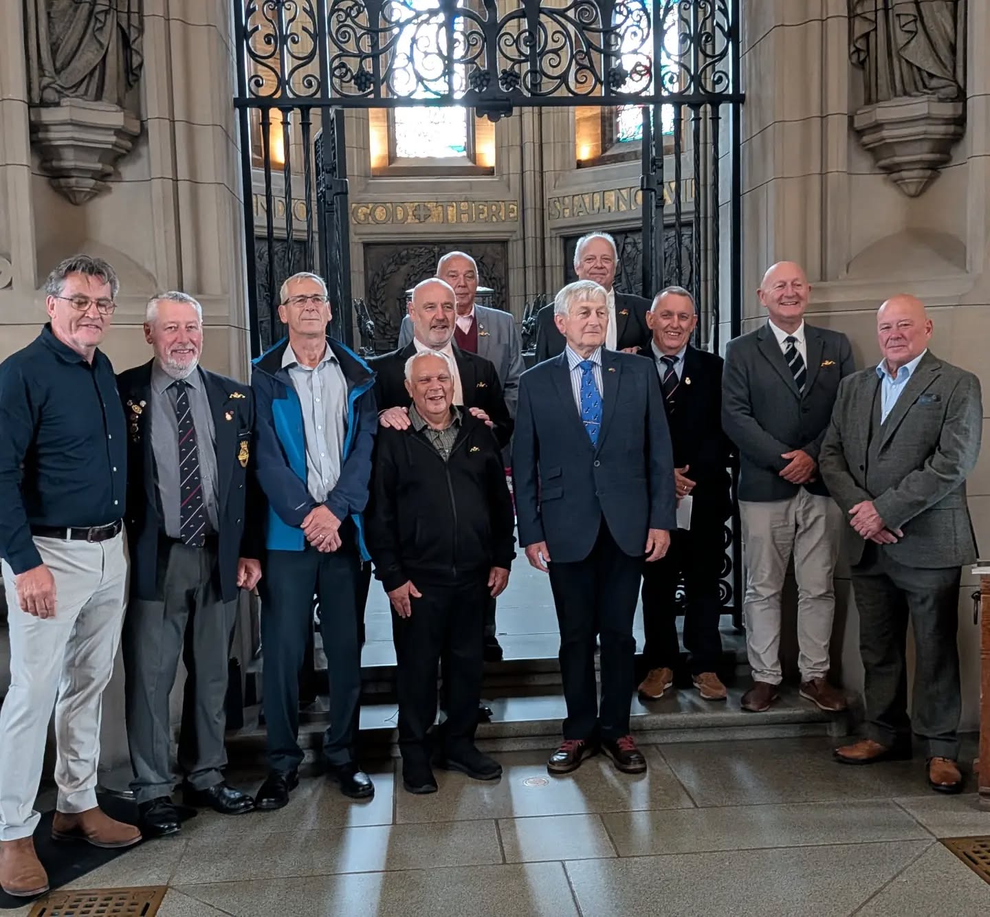 An absolute pleasure to welcome the HMS Spartan Association to the Memorial today for their annual service of Remembrance 🫡