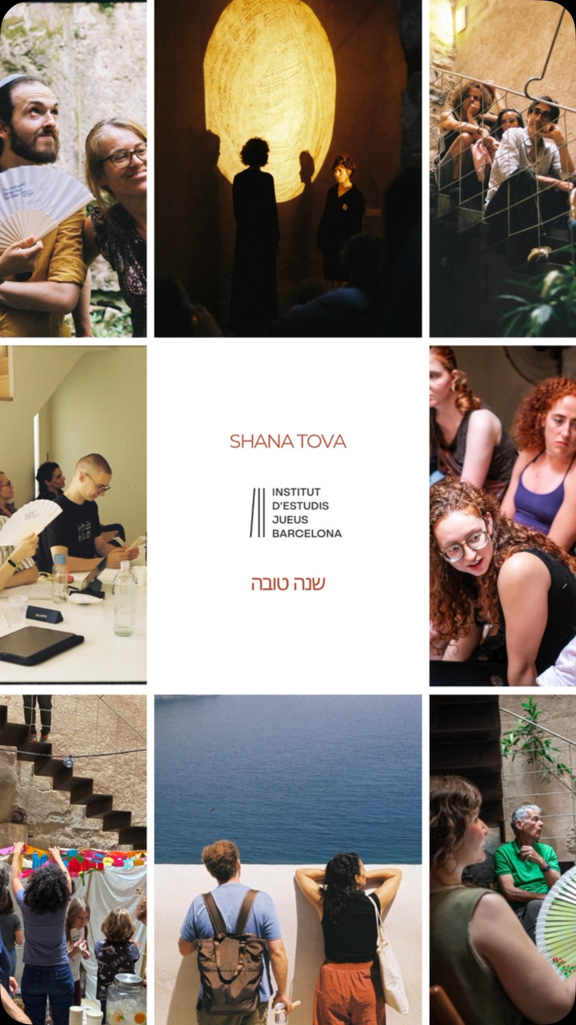 As we welcome 5787, we wish our community a year of learning, creation, encounter and hope.
·
En donar la benvinguda al 5787, desitgem a la nostra comunitat un any d’aprenentatge, creació, trobada i esperança.
·
Al dar la bienvenida al año 5787, deseamos a nuestra comunidad un año de aprendizaje, creación, encuentro y esperanza.
Photos: @samkarasna @crivii @film.emmanuel