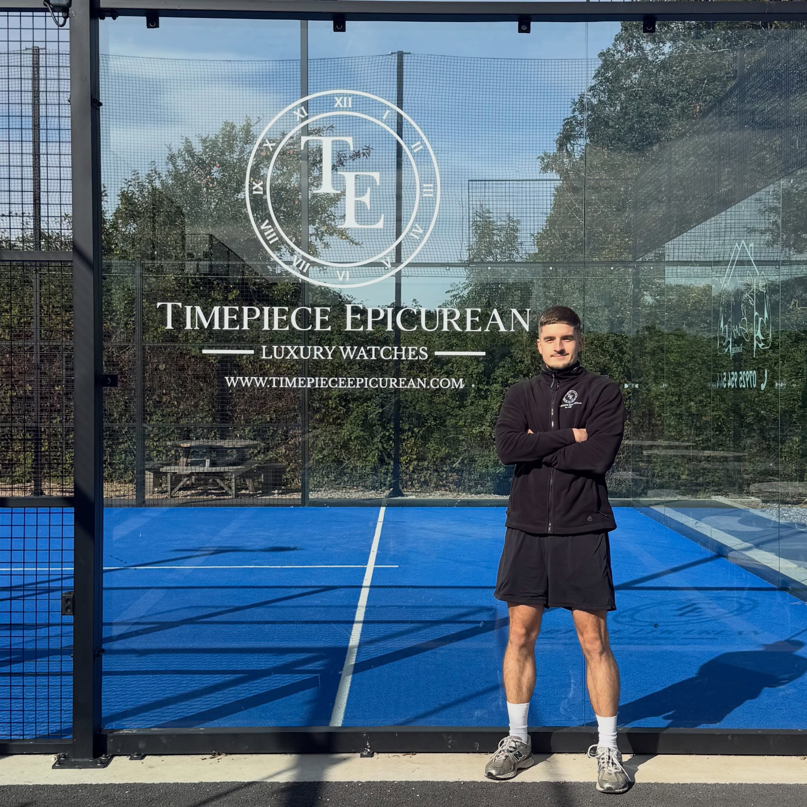 If you can’t win on the court, sponsor it instead. Timepiece Epicurean now on court at @barnsleypadelclub 🎾⌚️