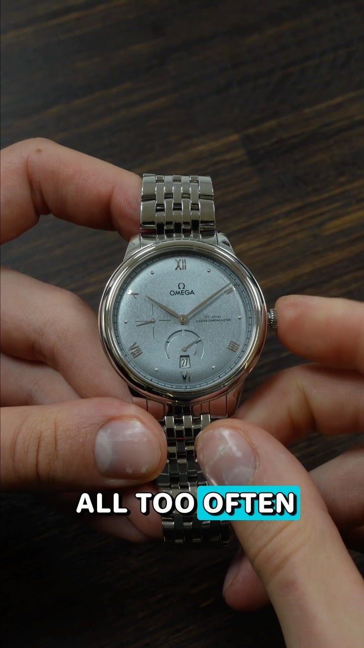 We’ve had plenty of Omegas through the door, but this is our first with this particular dial feature. This De Ville pai